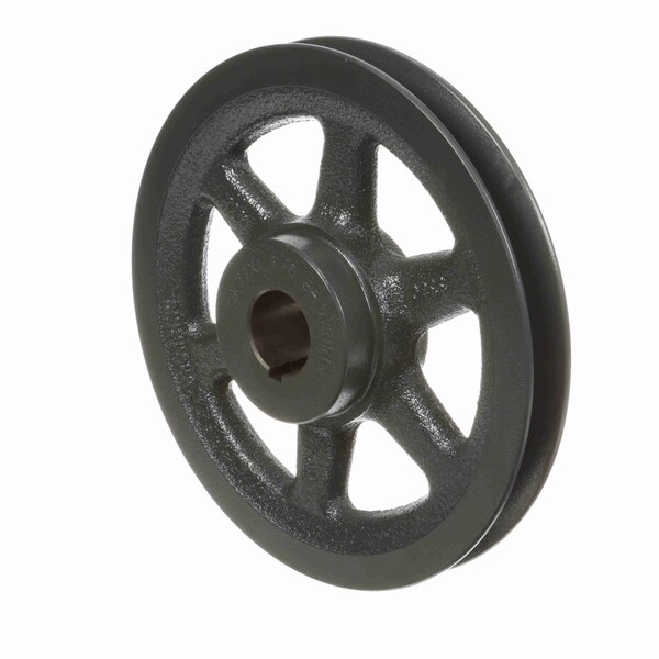 1 Groove Cast Iron Fhp - Finished Bore Sheave, BK77X 1 1/8